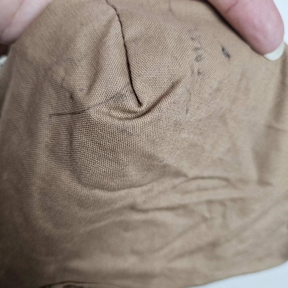 Elliott Lucca Shoulder Bag Hobo Purse Brown Pebbled Leather‎ Knot Ruched Front